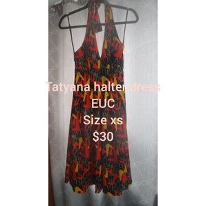 Halter A line dress
